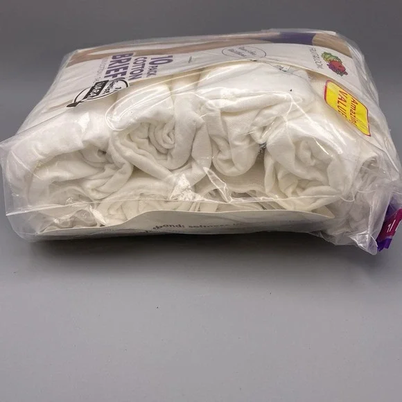 (8) Fruit of the Loom Women's Briefs Pack 100% Cotton Tag Free Ravel Free 7/Lg - Picture 3 of 6